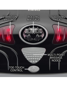 Masajeador de pies vibratorio HoMedics FMV-400HJ-BK con calor 2