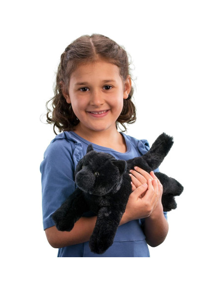 Gato Negro de Peluche Douglas 36 cm Realista