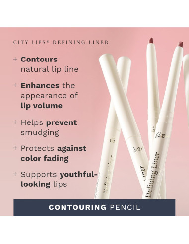 Lápiz Labial Definidor City Beauty - Rubor Rosa Nude 9g