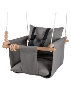 Columpio para Bebés Mass Lumber Gris Oscuro 38x38cm