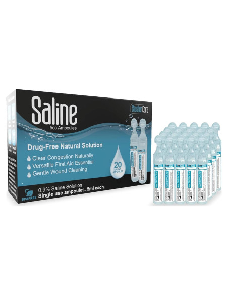 Ampollas Salinas Shusher Care 20x5ml - Solución Isotónica