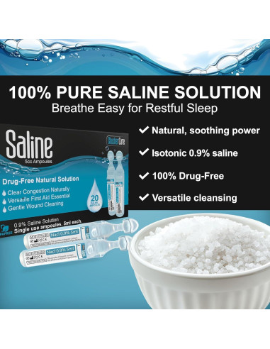 Ampollas Salinas Shusher Care 20x5ml - Solución Isotónica