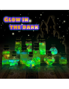 Set de Pociones Mágicas DIY JEEKALO 22 Botellas Brillantes 2