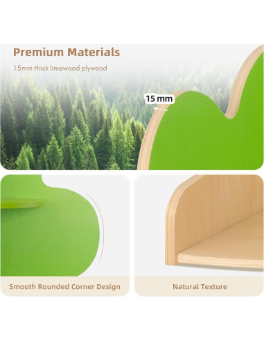 Estantería en forma de árbol OOOK para niños 110 cm