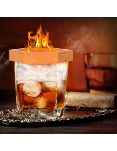 Kit de Ahumador de Cócteles WEICHA para Whiskey y Bourbon