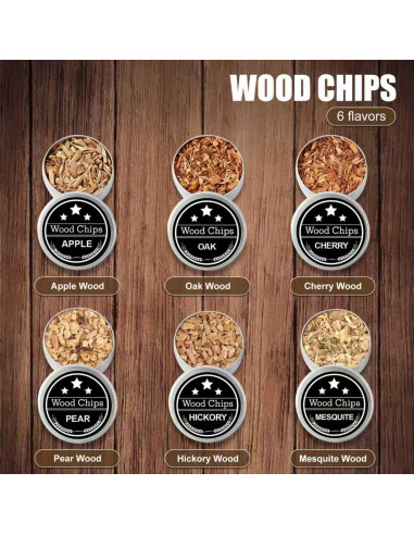 Kit de Ahumador de Cócteles WEICHA para Whiskey y Bourbon