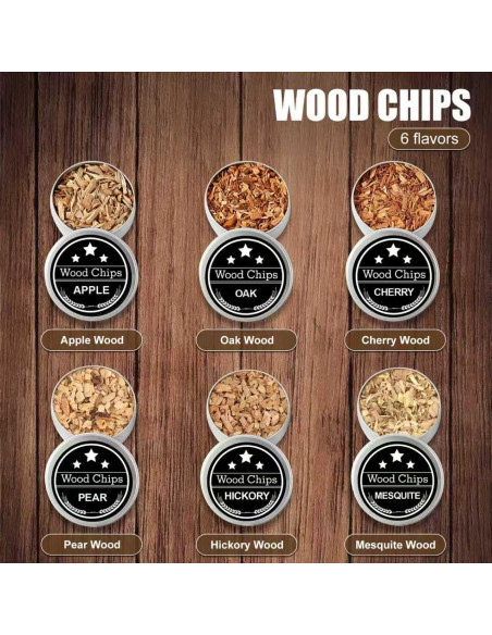 Kit de Ahumador de Cócteles WEICHA para Whiskey y Bourbon