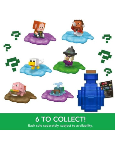 Poción de Modo Mini Minecraft - Figura Bruja Vengativa