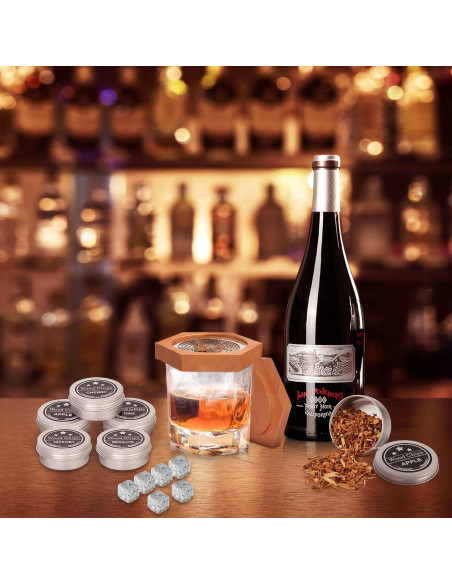 Kit de Ahumador de Cócteles WEICHA para Whiskey y Bourbon