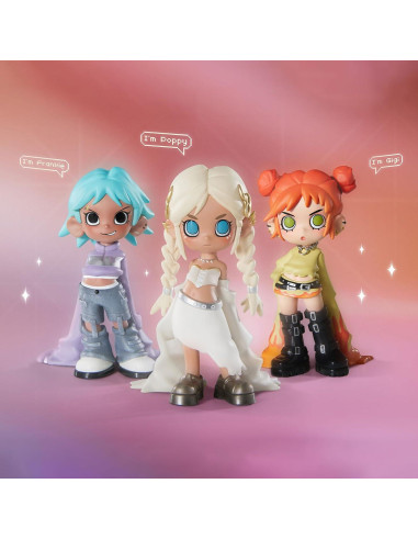 Figuras coleccionables POP MART Lil Peach Riot Loading - 12 piezas