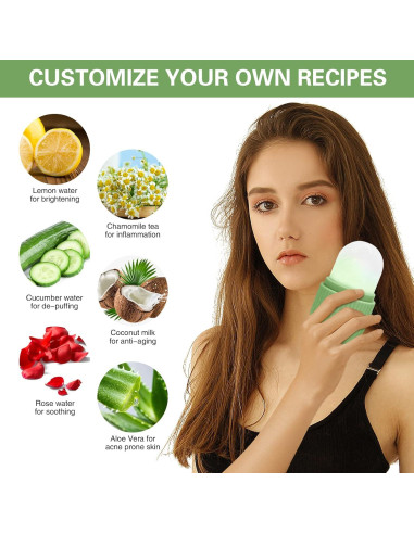 Rodillo de Hielo Facial Bestmemories - Cuidado de Piel, Negro