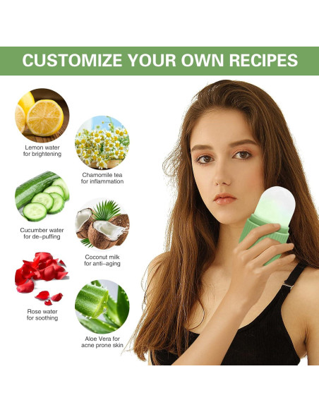 Rodillo de Hielo Facial Bestmemories - Cuidado de Piel, Negro