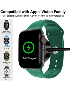 Cable de carga magnético USB C xiwxi para Apple Watch 0.5M 2