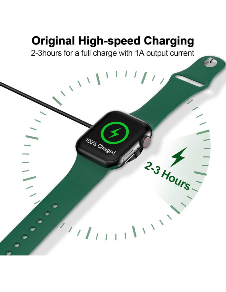 Cable de carga magnético USB C xiwxi para Apple Watch 0.5M