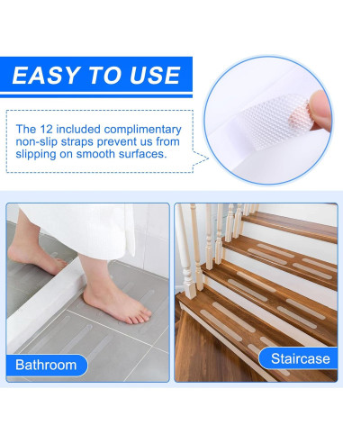 Paquete de 2 barras de agarre Gotega 30 cm antideslizantes