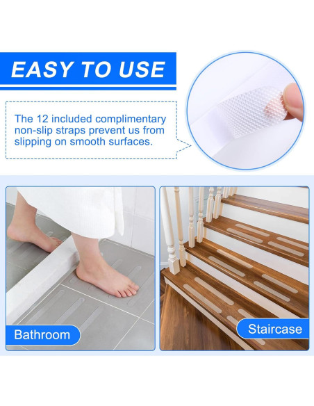 Paquete de 2 barras de agarre Gotega 30 cm antideslizantes