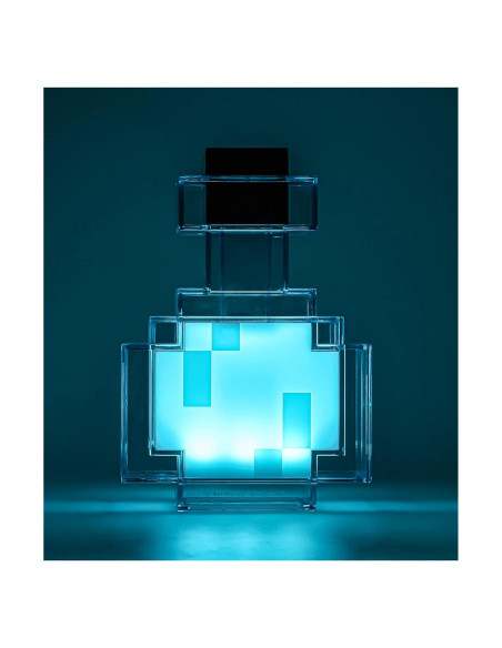Lámpara de Mesa LED Adumtil Botella de Poción Cambia Color 17.78cm