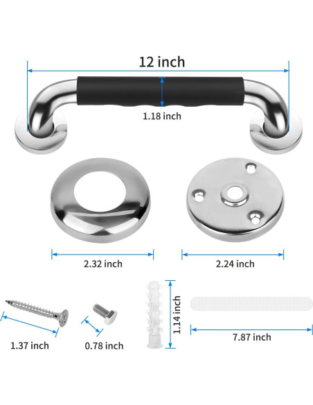Paquete de 2 barras de agarre Gotega 30 cm antideslizantes