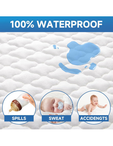 Colchón Ovalado para Cuna Pro Goleem 76.2x38.1cm Espuma Memoria