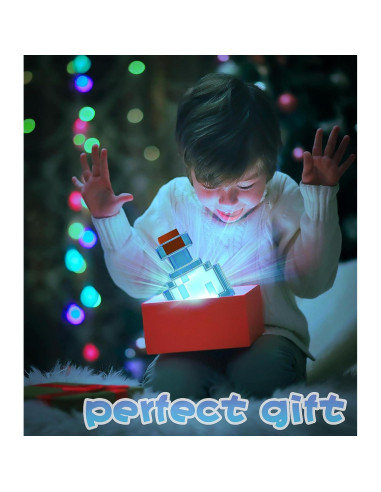 Lámpara de Mesa LED Adumtil Botella de Poción Cambia Color 17.78cm