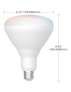 Bombilla LED inteligente Satco Starfish BR40 12W RGB 2700K-5000K 2