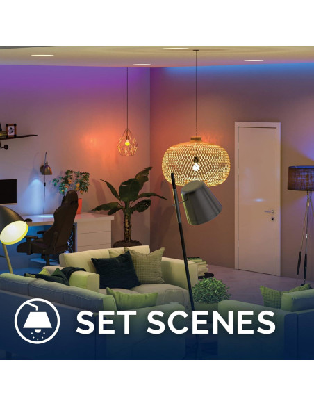 Bombilla LED inteligente Satco Starfish BR40 12W RGB 2700K-5000K