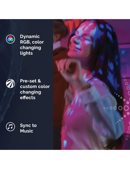 Bombilla LED inteligente Satco Starfish BR40 12W RGB 2700K-5000K