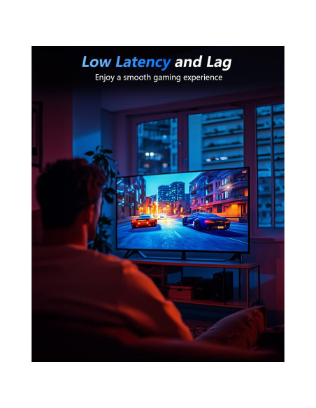 Cable Ethernet Cat 8 BUSOHE 1 Pie 2 Paquete 40Gbps SFTP