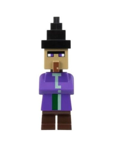 LEGO Minecraft Mini Set Bruja con Gato Negro y Poción