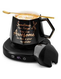 Calentador de Tazas Eléctrico Bsigo con Taza Cerámica 414ml