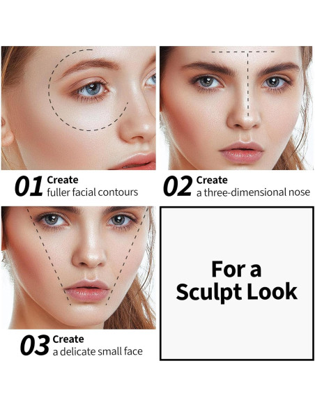 Paleta de Iluminador Multiusos FV 9.62g - Acabado Metálico