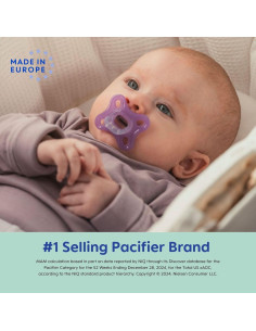 Chupetes MAM Comfort 0-3 meses Silicona Libre BPA 2 Pzs 2