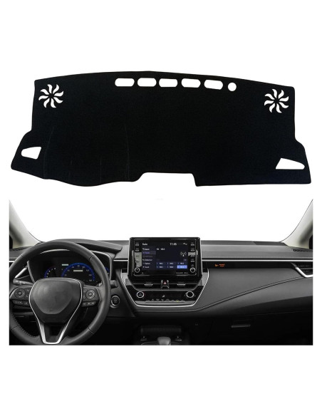 Cubierta de tablero KEEGTBOX para Toyota Corolla Sedan 2019-2022