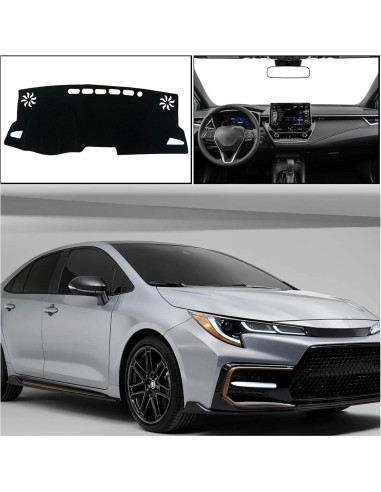 Cubierta de tablero KEEGTBOX para Toyota Corolla Sedan 2019-2022