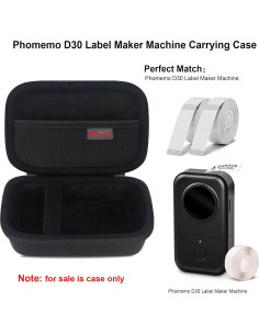 Funda de Transporte Elonbo para Etiquetadora Phomemo D30/D35 - Negro 2