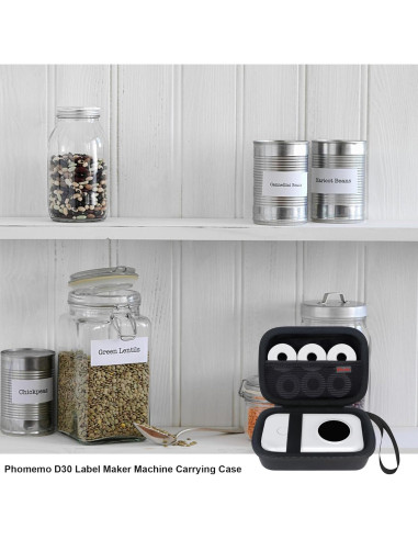 Funda de Transporte Elonbo para Etiquetadora Phomemo D30/D35 - Negro