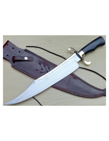 Cuchillo Bowie Genérico Kn_2304 de Acero Alto Carbono 43cm