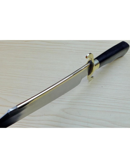 Cuchillo Bowie Genérico Kn_2304 de Acero Alto Carbono 43cm