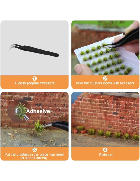 Arbustos Miniatura Evemodel para Escenarios de Juegos de Guerra