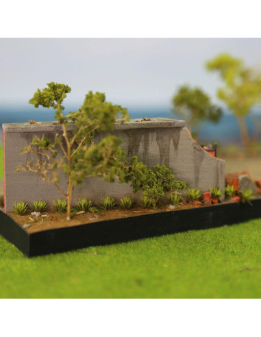 Arbustos Miniatura Evemodel para Escenarios de Juegos de Guerra