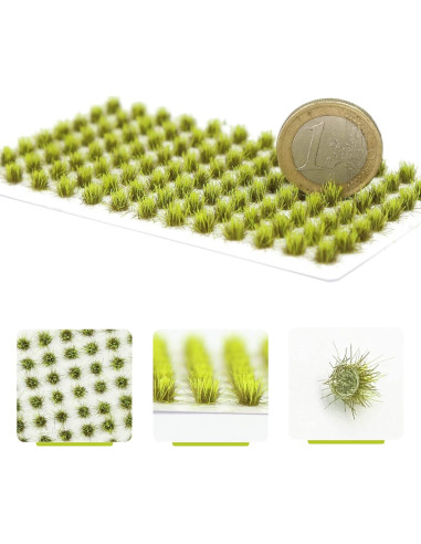 Arbustos Miniatura Evemodel para Escenarios de Juegos de Guerra