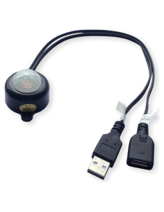 Interruptor PIR Weisuán-Tuodi 5V USB para Luz LED - Negro