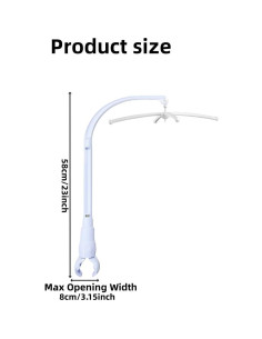 Soporte de Móvil para Cuna Accfore 58 cm Ajustable 2