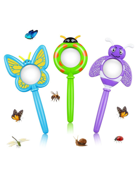 Lupa de Insectos para Niños TORINALITAL 3 Pcs Colorida 16.5 cm Lupa de Insectos para Niños TORINALITAL 3 Pcs Colorida 16.5 cm