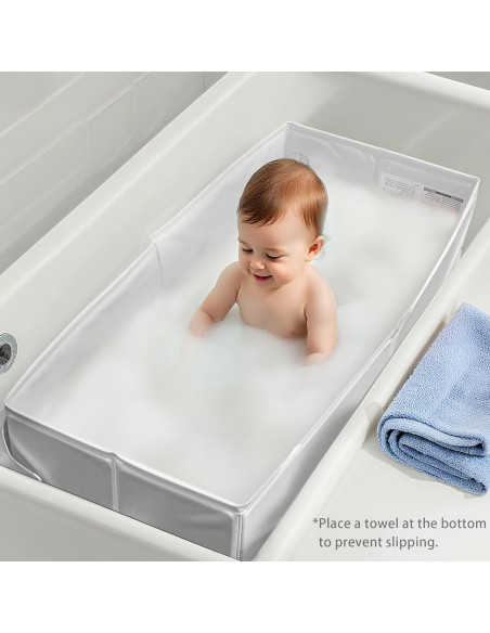 Bañera Plegable para Bebés Bella - Gris, 127x127 cm Bañera Plegable para Bebés Bella - Gris, 127x127 cm
