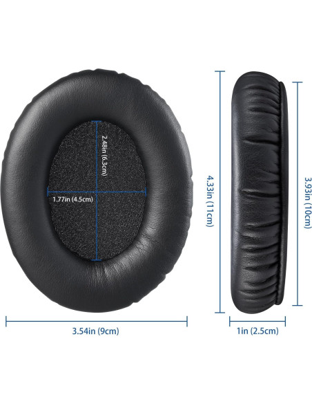 Almohadillas de Repuesto HyperX Cloud 3 Alpha 2 Wireless - PU y Espuma