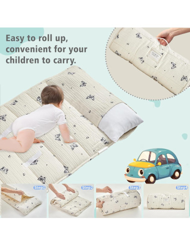 Colchoneta para Siesta Niños DuShow Mariposa 134x53 cm