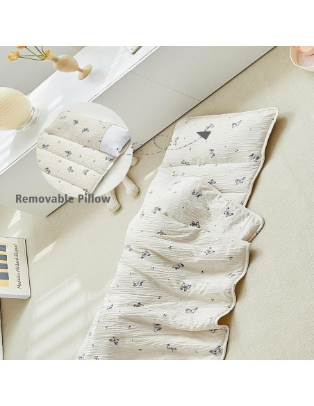 Colchoneta para Siesta Niños DuShow Mariposa 134x53 cm