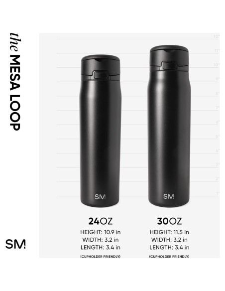 Botella de Agua Simple Modern Mesa Loop 24oz Acero Inoxidable