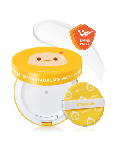 ATOPALM Tok Tok Pacto Solar Facial SPF43 PA+++ 15g